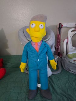 The Simpsons Principal Skinner Jumbo 32" Stuffed Plush Universal Studios