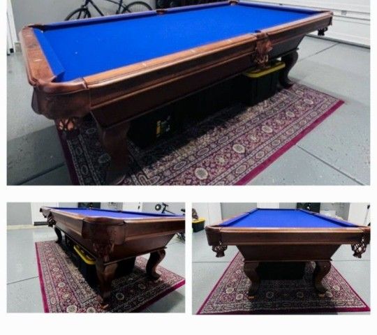 8 x 4 DLT Pool Table Excellent Cond, Accessories Kit, Includes New Felt Any Color And Professional Setup