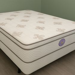 New Queen Mattress And Box Spring 2pc Bed Frame Is Not Included 