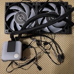 EK AIO 240mm, D-RGB All-in-One CPU Cooler 120mm fans