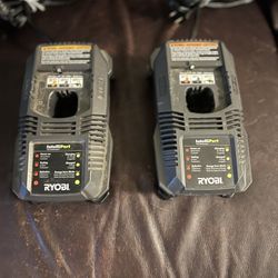 2 Ryobi Chargers