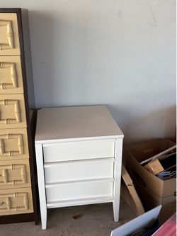 Crate and Barrel bedside table