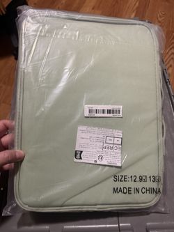 12.9-13” Laptop Sage Green Mint Green Case