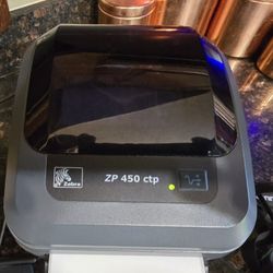 ZEBRA ZP 450ctp 4x6 Thermal Printer And ePad Sign