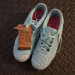 NIKE TIEMPO LEGEND 10 ACADEMY IC INDOOR SOCCER CLEATS DV4341-401 Aqua Blue New