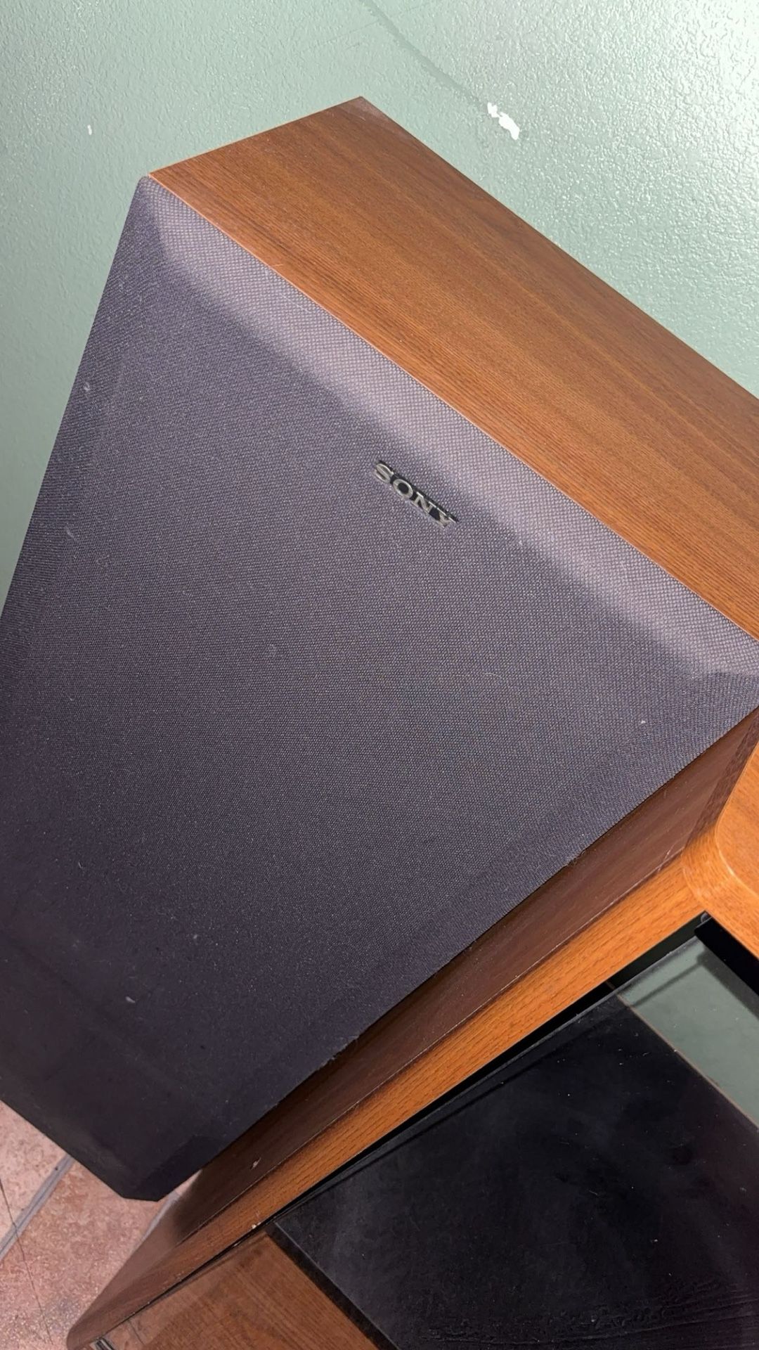 Stereo Cabinet With 2 Large Sony Speakers!