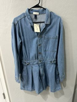 Denim Romper 