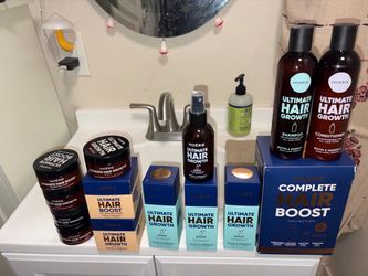 Unopened hair care & hair growth products