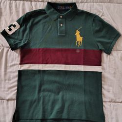 Ralph Lauren Polo Big Pony Shirt Size Medium Custom Slim Fit NWT 