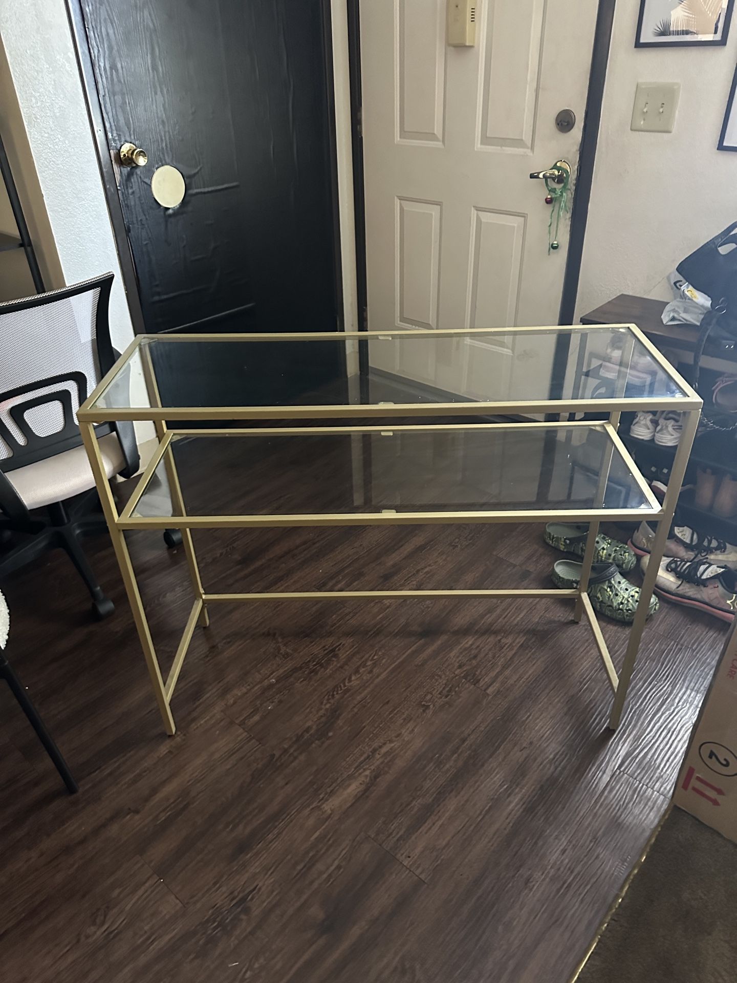 Glass Console Table