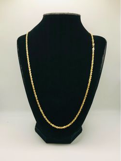 14k SOLID ROPE CHAIN