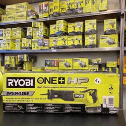 RYOBI ONE+ HP 18V Brushless Cordless Reciprocating Saw Kit with 4.0 Ah HIGH PERFORMANCE Battery and Charger PBLRS01K1