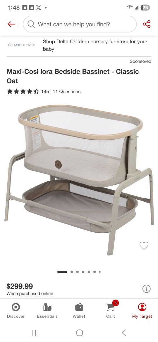 Maxi-cosi Iora Bedside Bassinet