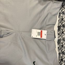 Nike Baseball Pants Gray Green Men's Size Large