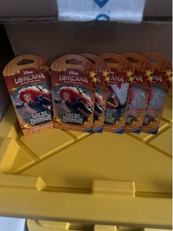 Lorcana Wilds unknown booster sleeved pack