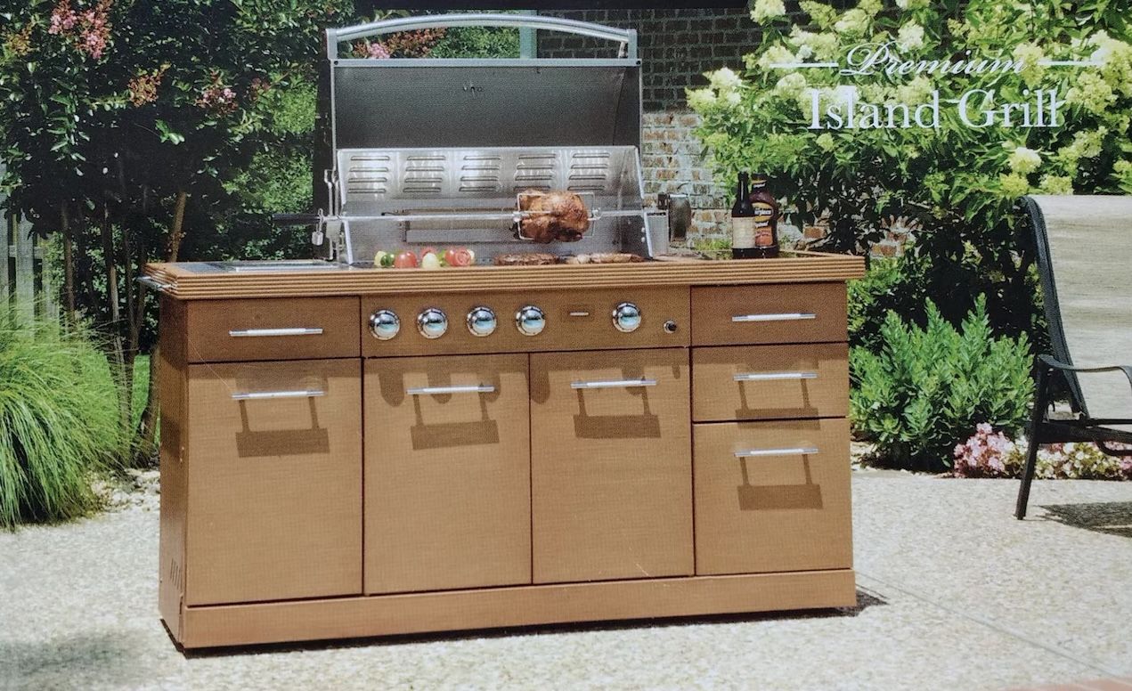 Premium Island Grill Stainless Steel BBQ