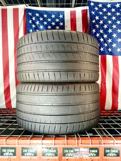 ✔️ Set of 2 Used tires 295/30ZR20 Michelin Pilot Sport 4S  Max Performance Summer Tire 295 30 20