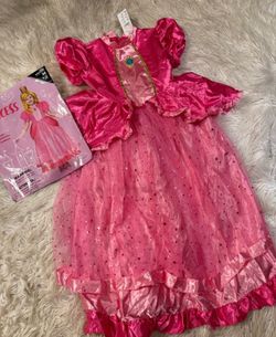 Girls princess peach costume