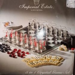 Crystal Chest Board Game Set