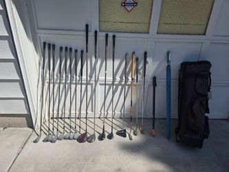 Mixed Golf Club Set with Bag