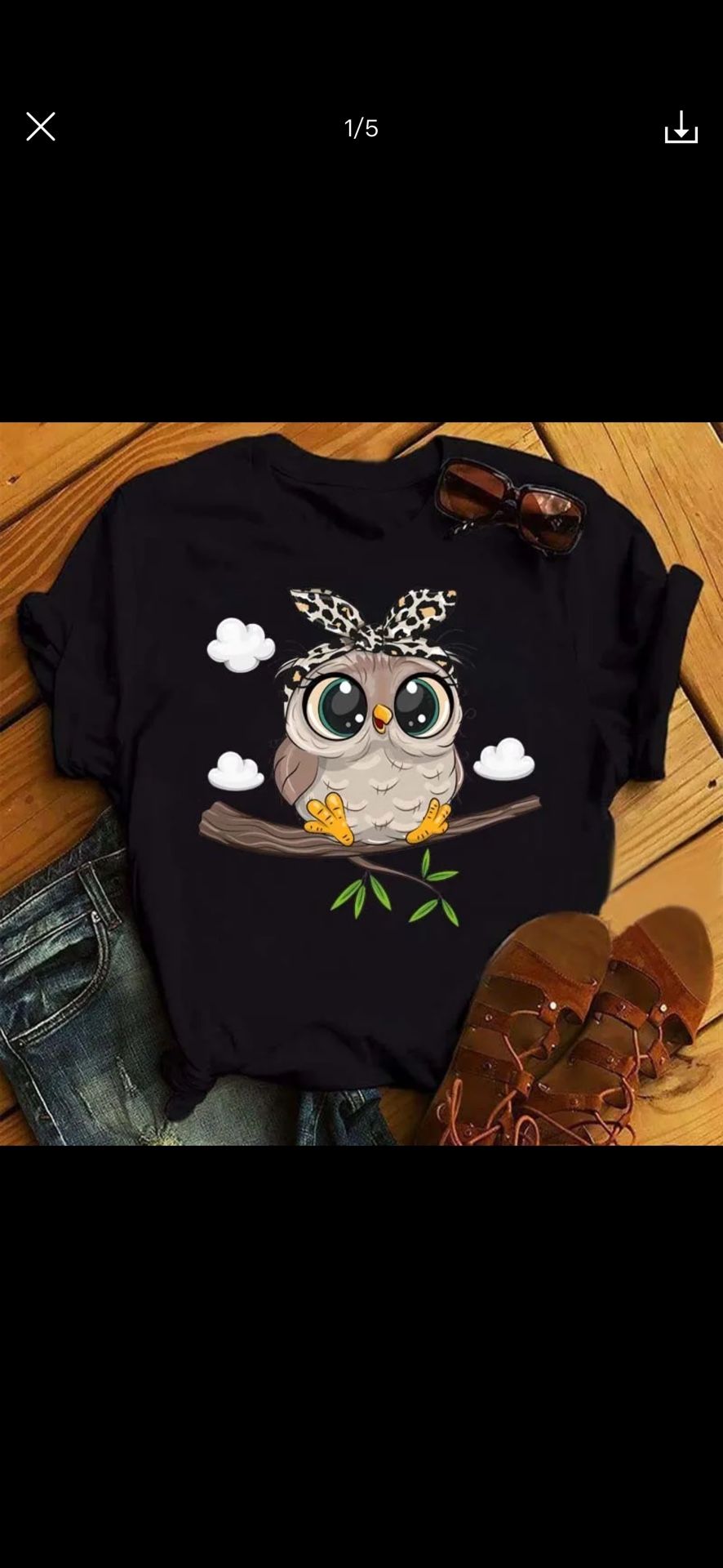 Owl T Shirt For Women