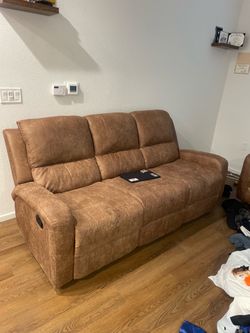 Leather couches