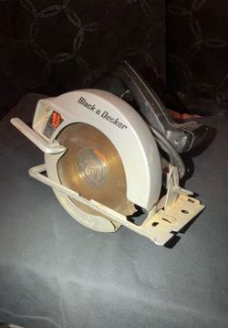 Vintage Black & Decker 7390 7-1/4” Circular Saw | 1-3/4 HP Corded Power Saw