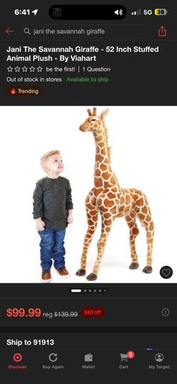 Beautiful Brand New Nursery Giraffe