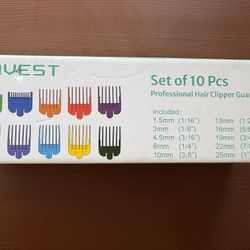 Lavest Professional Hair Clipper Guards – 10 Piece Set (Universal Fit)