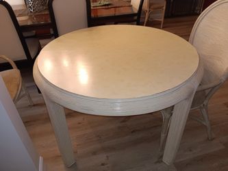 Round Dining table with 4 chairs