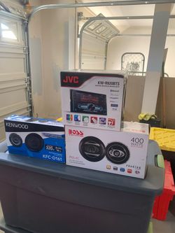 JVC stereo & speakers