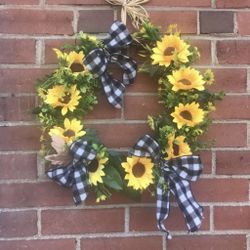 Sunflower 🌻 Door Wreath 