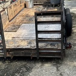 Dual Axle Trailer With Ramps