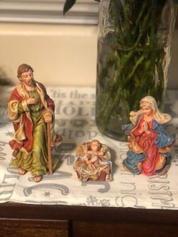 Vintage Kurt Adler 3pc. Set of Nativity Figurines