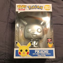 Brand New - Rare 10” 25th Anniversary Pikachu Pop