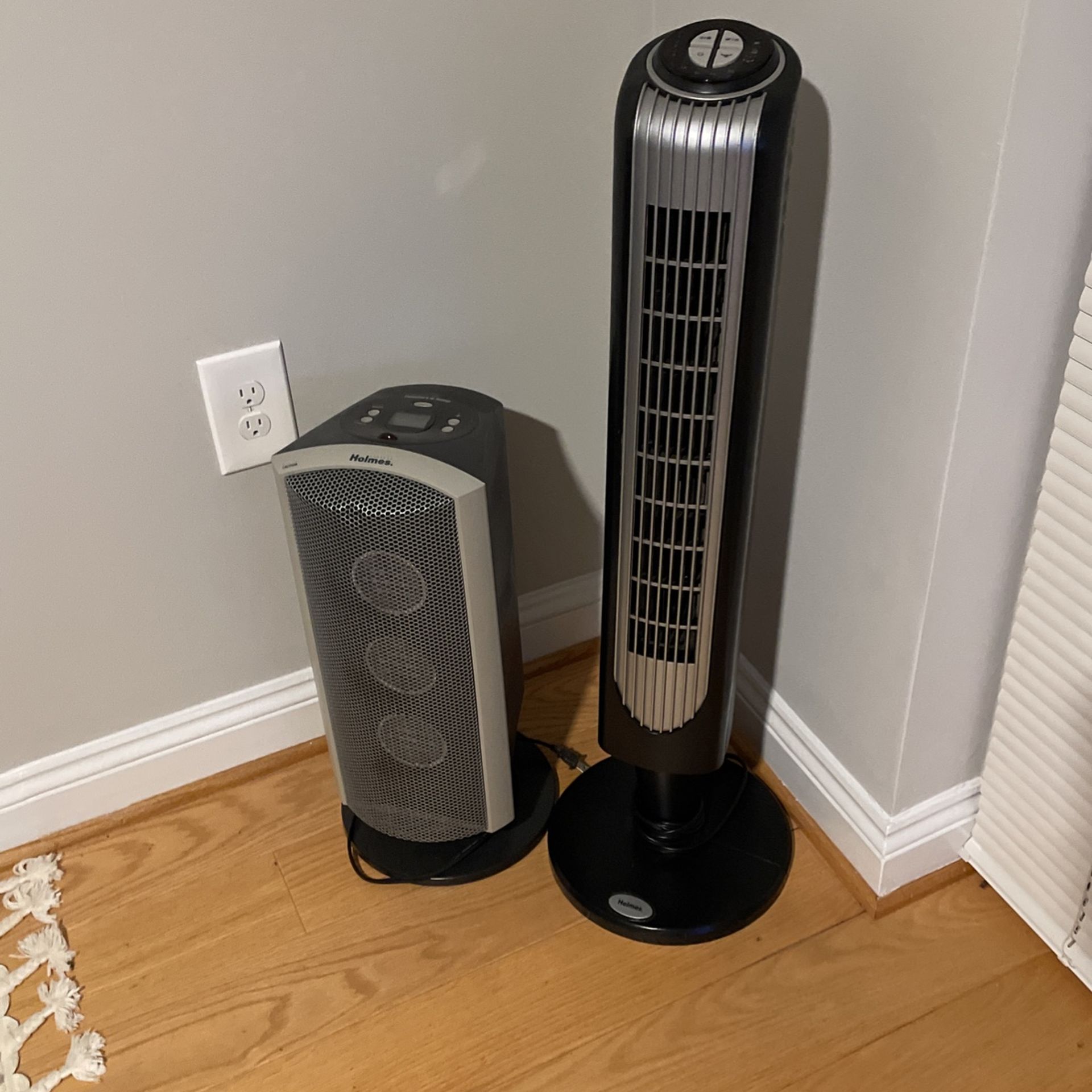 Space Heater and Oscillating Fan