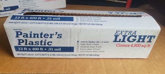 Painters plastic sheeting
