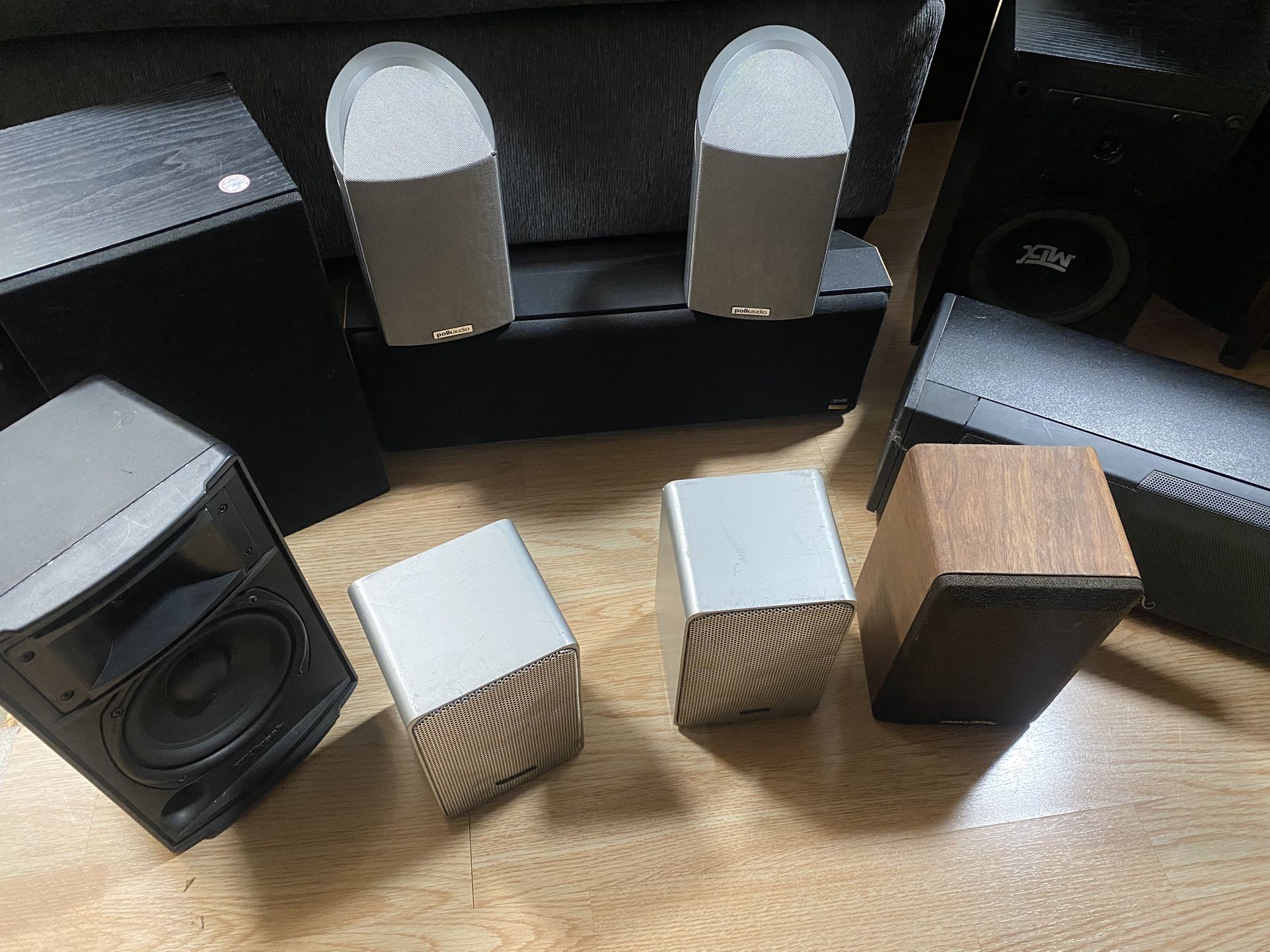 Misc Speakers. AR,Polk,Infinity,realistic and Klipsch