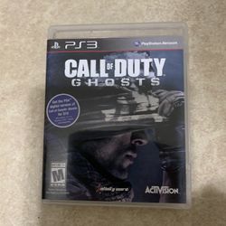 Call od Duty Ghosts PS3 Video Game