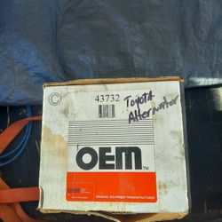 New alternator For a Toyota
