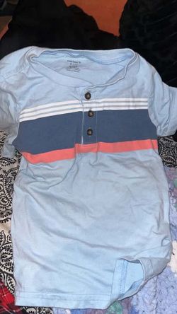 Carter's Kids Striped Henley Shirt
