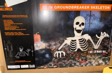 35 inch Groundbreaking Skeleton Halloween Decoration