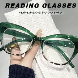Green Reading Glasses
