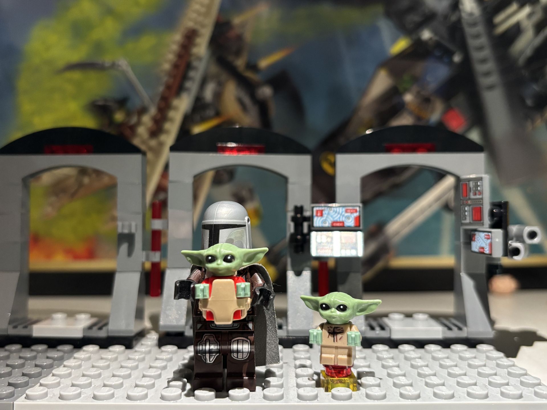 Lego Mandalorian + 2x Grogu