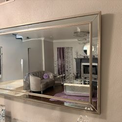 37”x 63” Wall Mirrors (Set Of 2) 