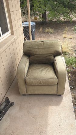 Hancock & Moore club sofa chair pair