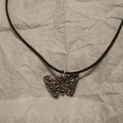 Handmade Butterfly Choker $15