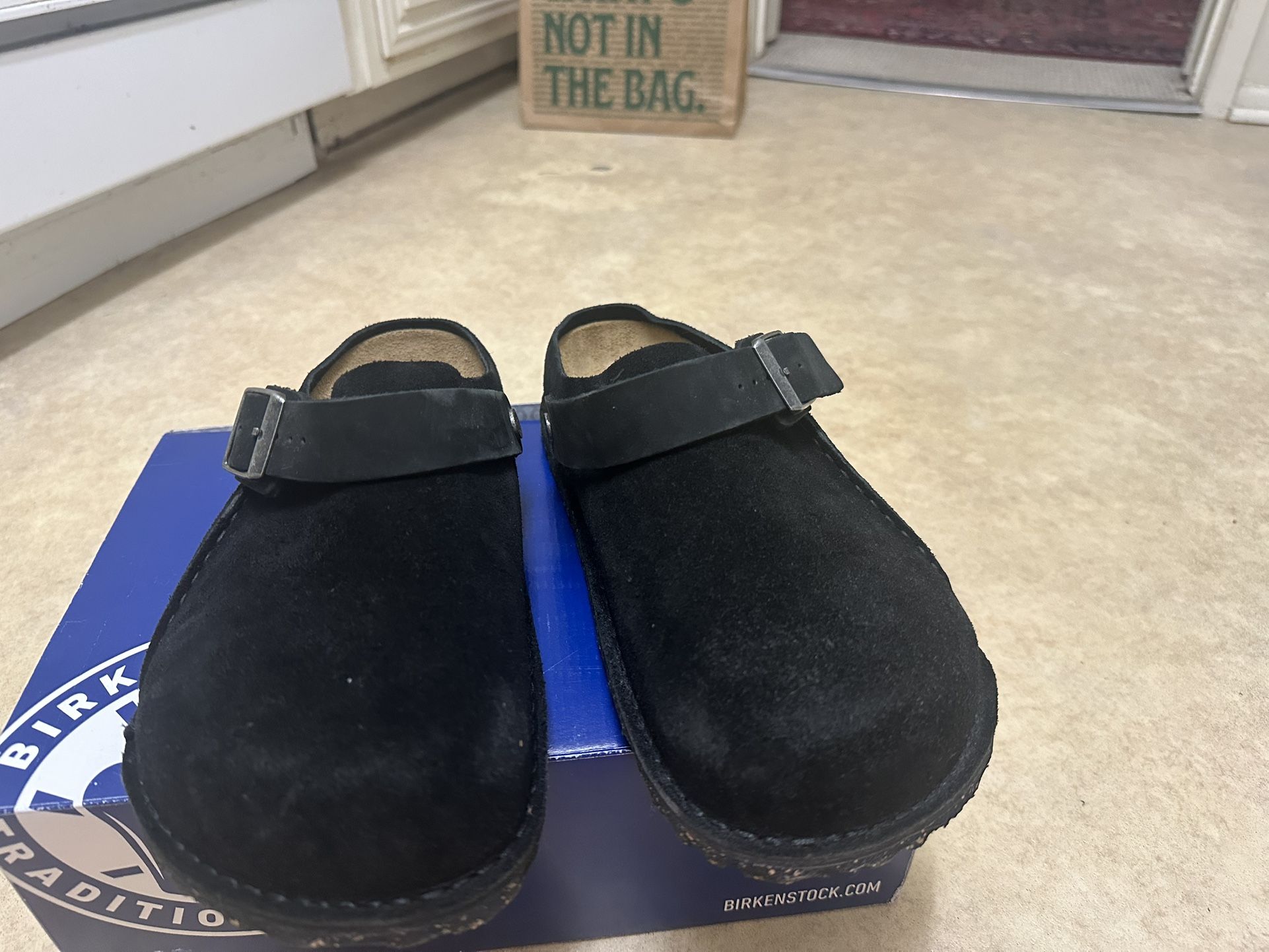 Black Birkenstocks