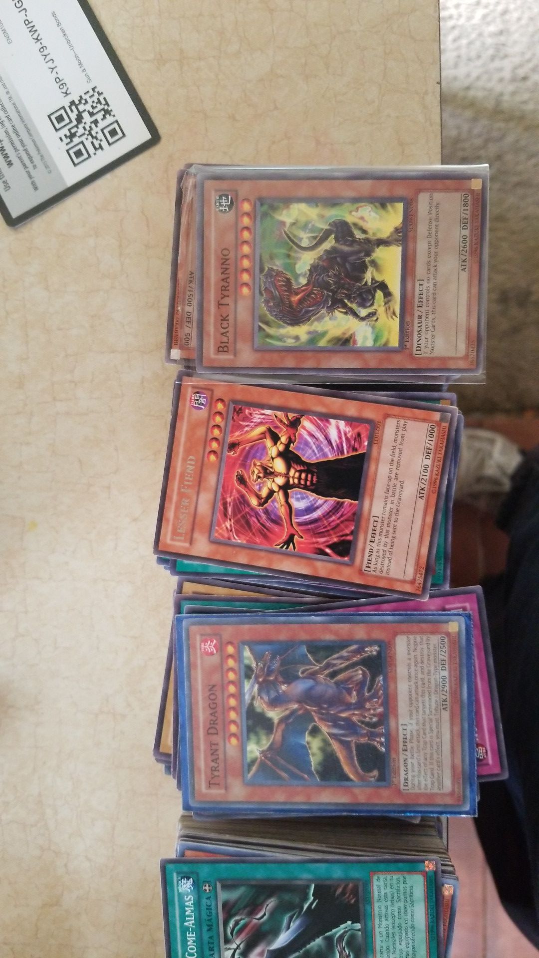 over 800 Yugioh cards