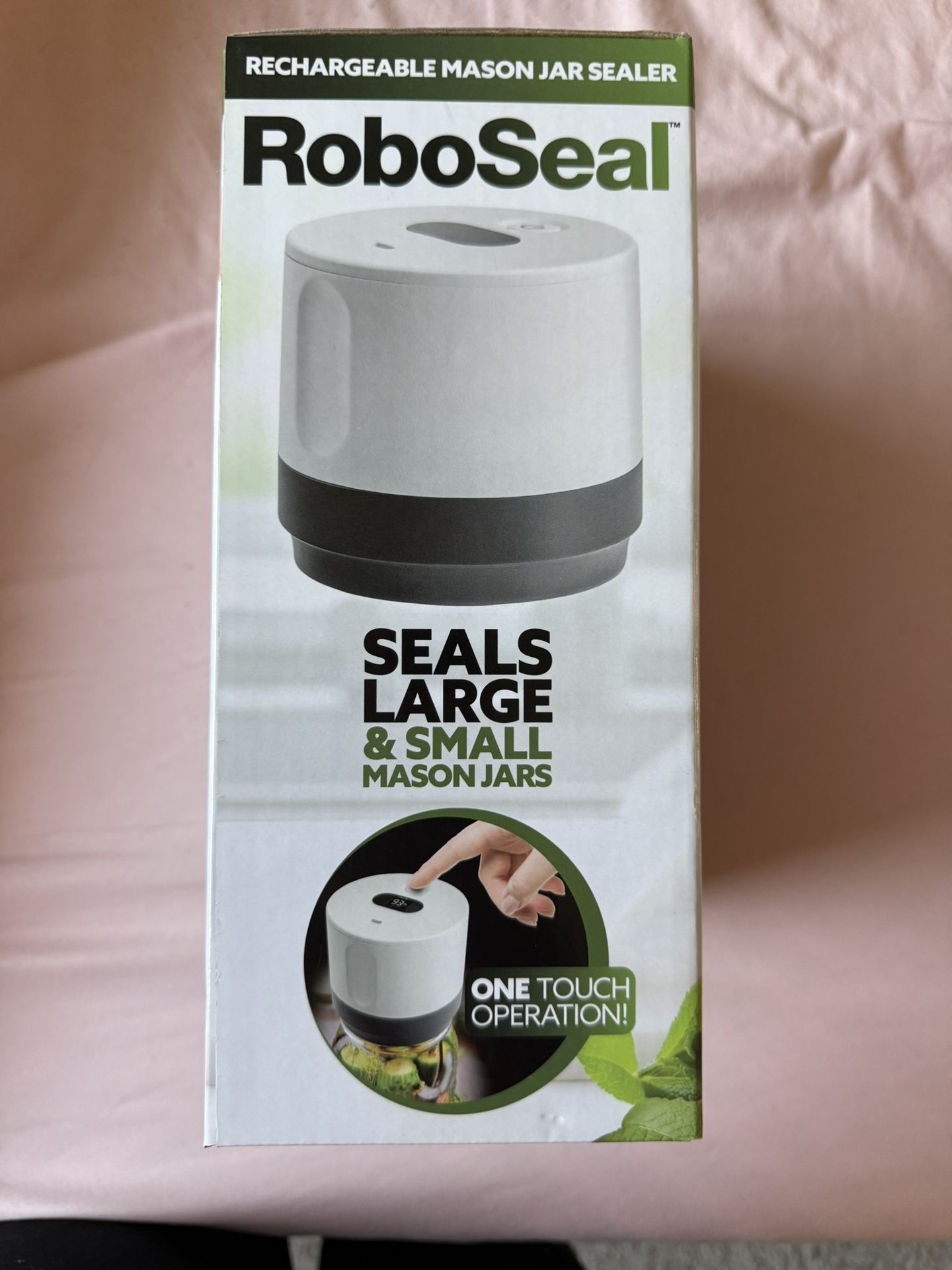 Roboseal Large And Small Mason Jars